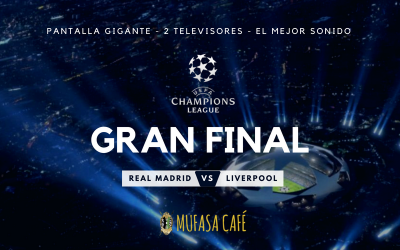 Vive la Gran Final de la Champions en Mufasa Café